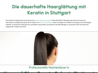 keratin-stuttgart.de Webseite Vorschau