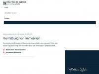 weber-immobilien.net Webseite Vorschau