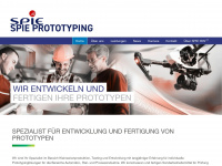 spie-prototyping.com Webseite Vorschau