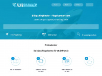 flygskanner.com Webseite Vorschau