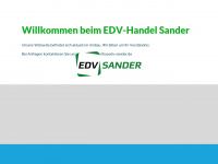 edv-sander.de Webseite Vorschau