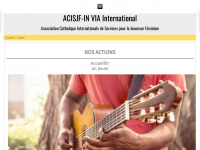 acisjf-invia.org Webseite Vorschau