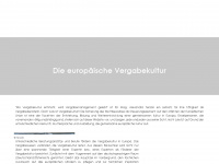 vergabekultur.eu Webseite Vorschau