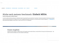 megakuechen.com Webseite Vorschau