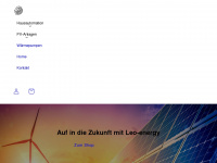 leo-energy.de Webseite Vorschau