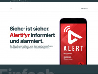 alertifyr.net Webseite Vorschau