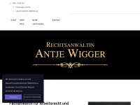 wigger-recht.de Webseite Vorschau