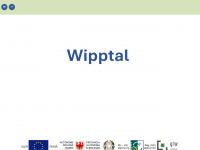 wipptal2020.eu Webseite Vorschau