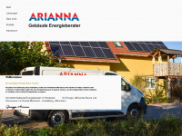 energieberater-arianna.de Webseite Vorschau