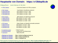 x128dsplib.de Webseite Vorschau