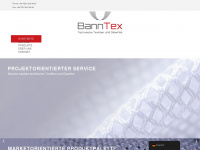 banntex.de Webseite Vorschau