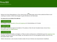 pirna800.de Webseite Vorschau