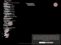 humanandhuman.it Webseite Vorschau