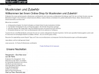 noten-server.de Webseite Vorschau