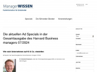 manager-wissen.com Webseite Vorschau