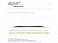 spa-formationsecurite.ch Webseite Vorschau