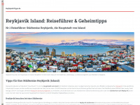 reykjaviktipps.de Webseite Vorschau