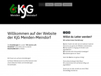 kjg-menden.de Webseite Vorschau