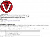 tierarzt-notdienst-lueneburg.de Webseite Vorschau