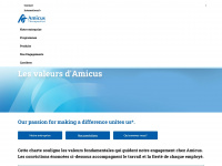 amicusrx.fr Webseite Vorschau