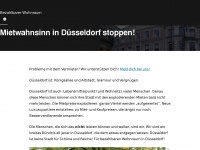 bezahlbarer-wohnraum-duesseldorf.de Webseite Vorschau