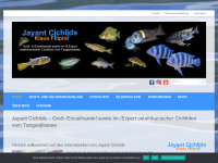 jayant-cichlids.de Webseite Vorschau