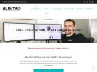 elektrostromberger.de Webseite Vorschau