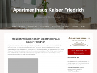 apartmenthotel-kaiser-friedrich.de Webseite Vorschau