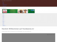 hundezone.in Webseite Vorschau