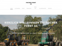 fischer-forst.ch Webseite Vorschau