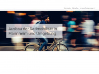 fahrradstadt-mannheim.de Webseite Vorschau