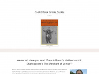 christinagwaldman.com Webseite Vorschau