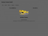 greiner-cranes.de Webseite Vorschau