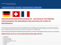 grenzgaengerkrankenversicherung.de Webseite Vorschau