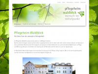 pflegeheim-waldblick.de Webseite Vorschau