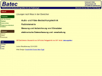 batec.net Webseite Vorschau