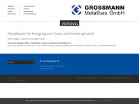 grossmann-metallbau.de Webseite Vorschau