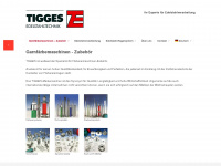 tigges-stainless.com Webseite Vorschau