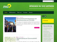 gruene-wertheim.de Webseite Vorschau