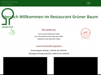 gruenerbaum-moos.de Webseite Vorschau