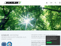 kuenzler.com Webseite Vorschau