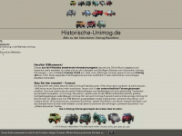 historische-unimog.de Webseite Vorschau