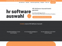 hr-software-auswahl.de Webseite Vorschau