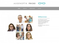 fricke-augenoptik.de Webseite Vorschau