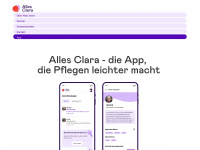 alles-clara.at Webseite Vorschau