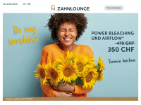 zahnlounge.ch Webseite Vorschau