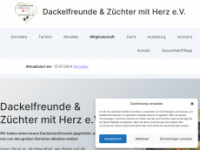 doxie-love.de Webseite Vorschau