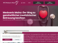 medsanic-mainz.de Webseite Vorschau