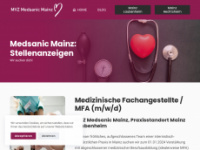 stellenanzeigen.mvz-medsanic-mainz.de Webseite Vorschau