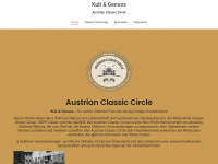 austrian-classic-circle.at Webseite Vorschau